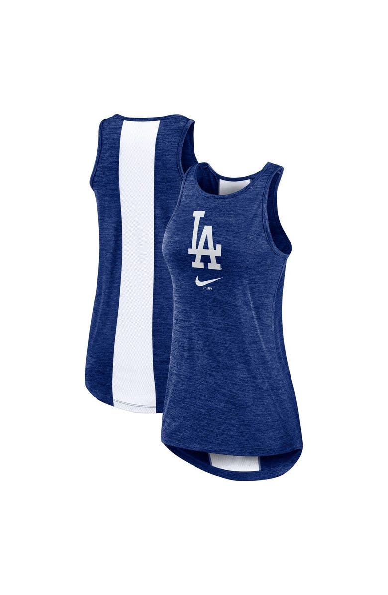 Nike Women's Nike Royal Los Angeles Dodgers Right Mix High Neck Tank Top, Main, color,