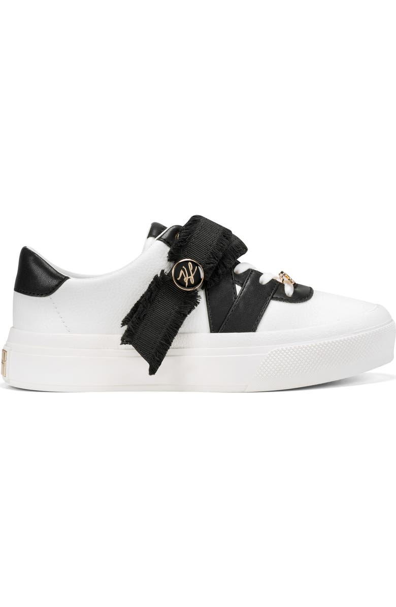 KARL LAGERFELD PARIS Greysen Platform Sneaker, Alternate, color, Bright White/ Black