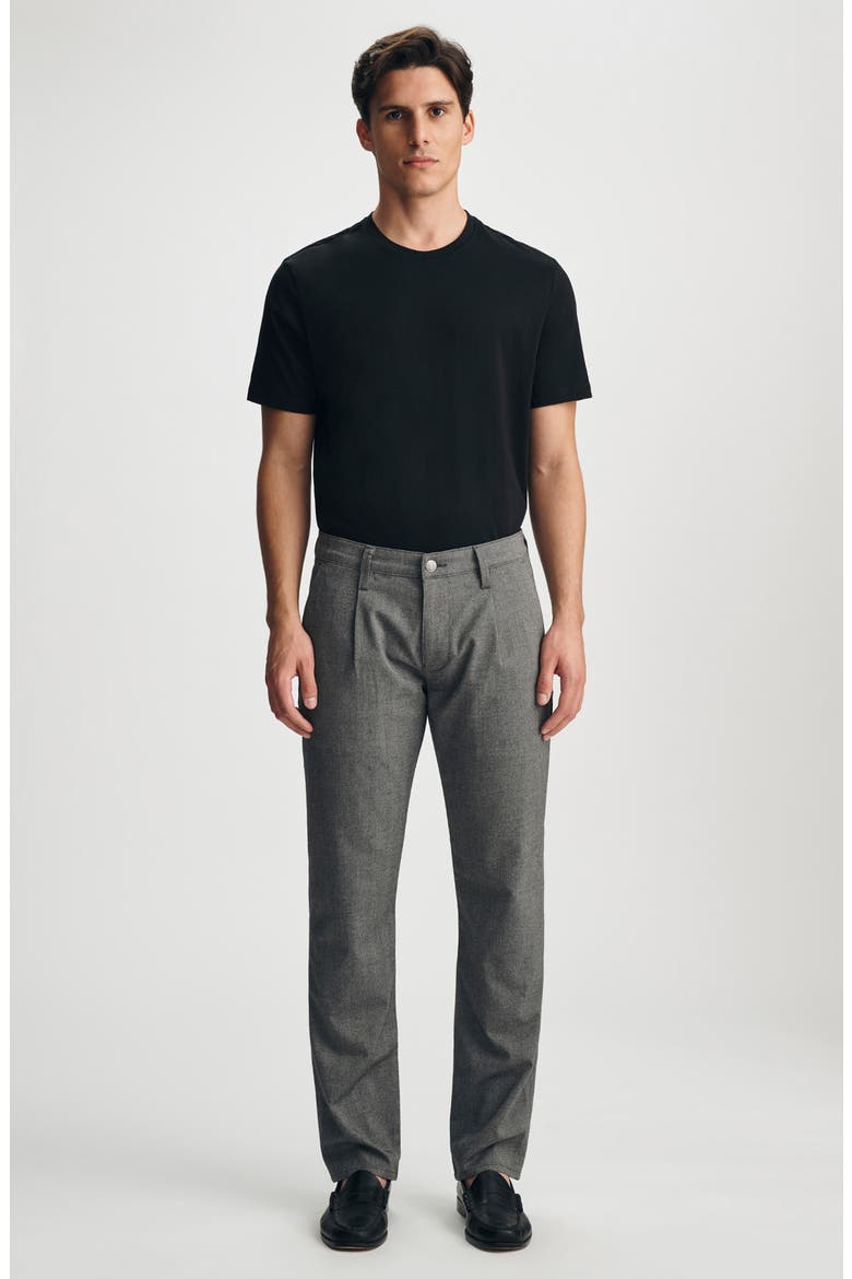 Will Pleated Straight Leg Pants, Alternate, color, GREY FANCY