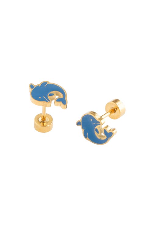 Dolphin Stud Earrings