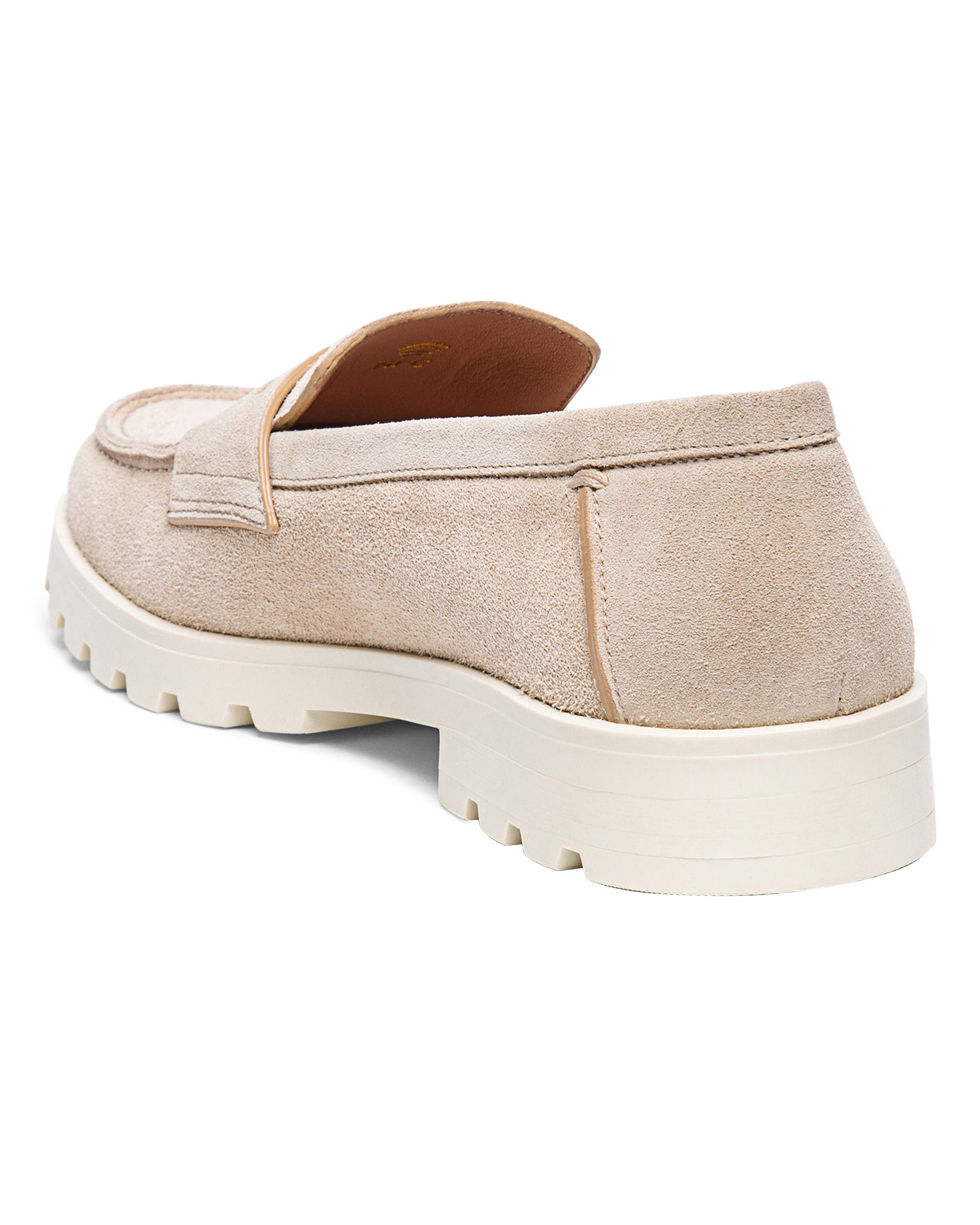 Santoni Women's suede loafer, Alternate, color, 