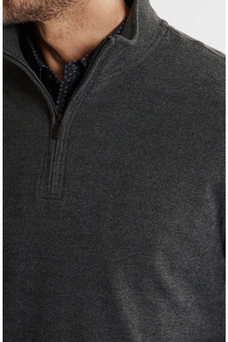 Dongan Ultrasoft Quarter Zip Pullover, Alternate, color, CHARCOAL