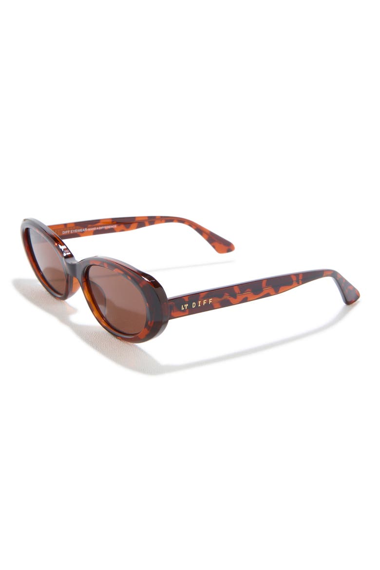 Annabelle 54mm Oval Sunglasses, Alternate, color, PEARLED UMBER/ GREY