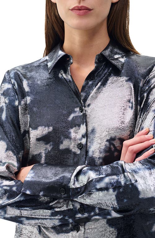 Rag & Bone Yvette Slim Fit Button-up Shirt In Blue