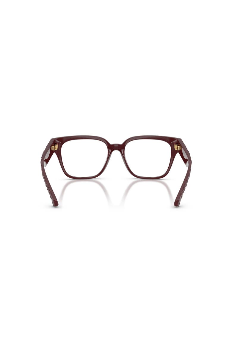 53mm Square optical glasses, Alternate, color, Red