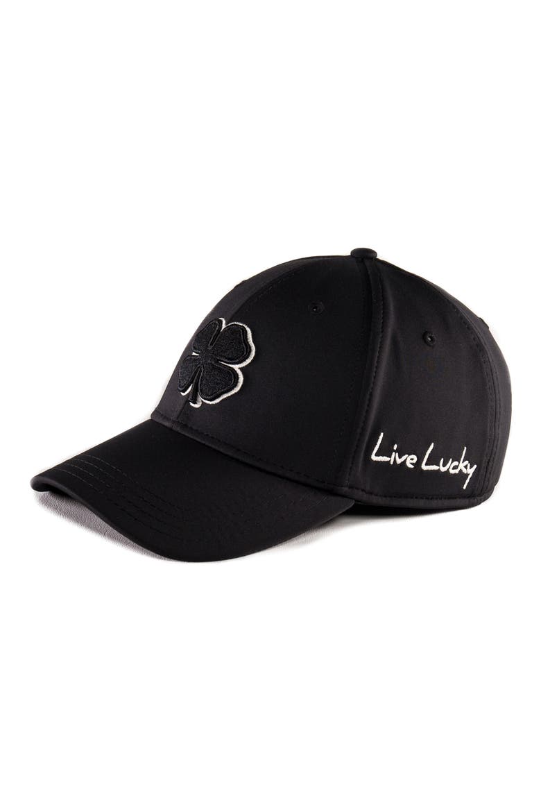 Premium Clover 2 Baseball Cap, Alternate, color, BLACK