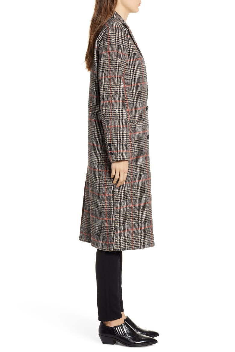 Plaid Duster Jacket, Alternate, color, PLAID