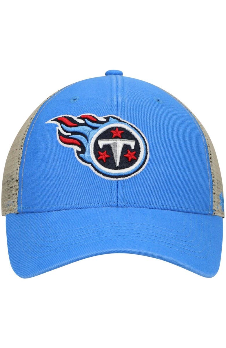 '47 Men's '47 Light Blue Tennessee Titans Flagship MVP Snapback Hat, Alternate, color, 