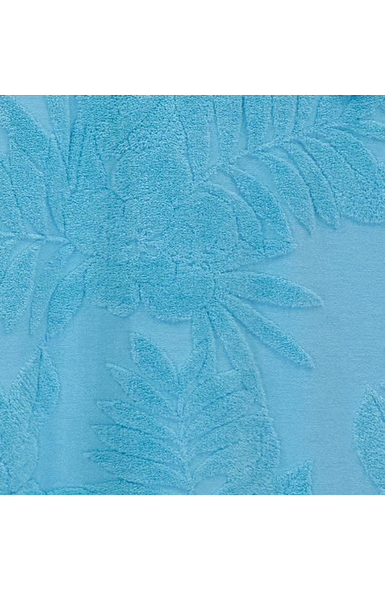 Lords of Harlech Farm Floral Towel Polo Shirt, Alternate, color, Teal