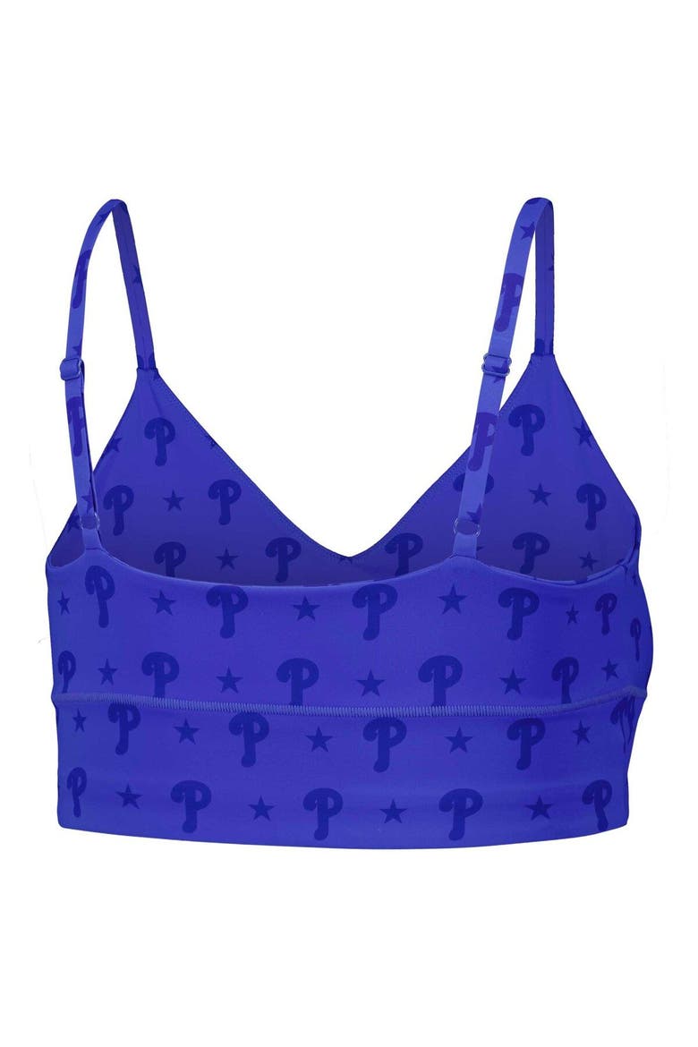 Women's Terez Royal Philadelphia Phillies Active Bra, Alternate, color, Royal