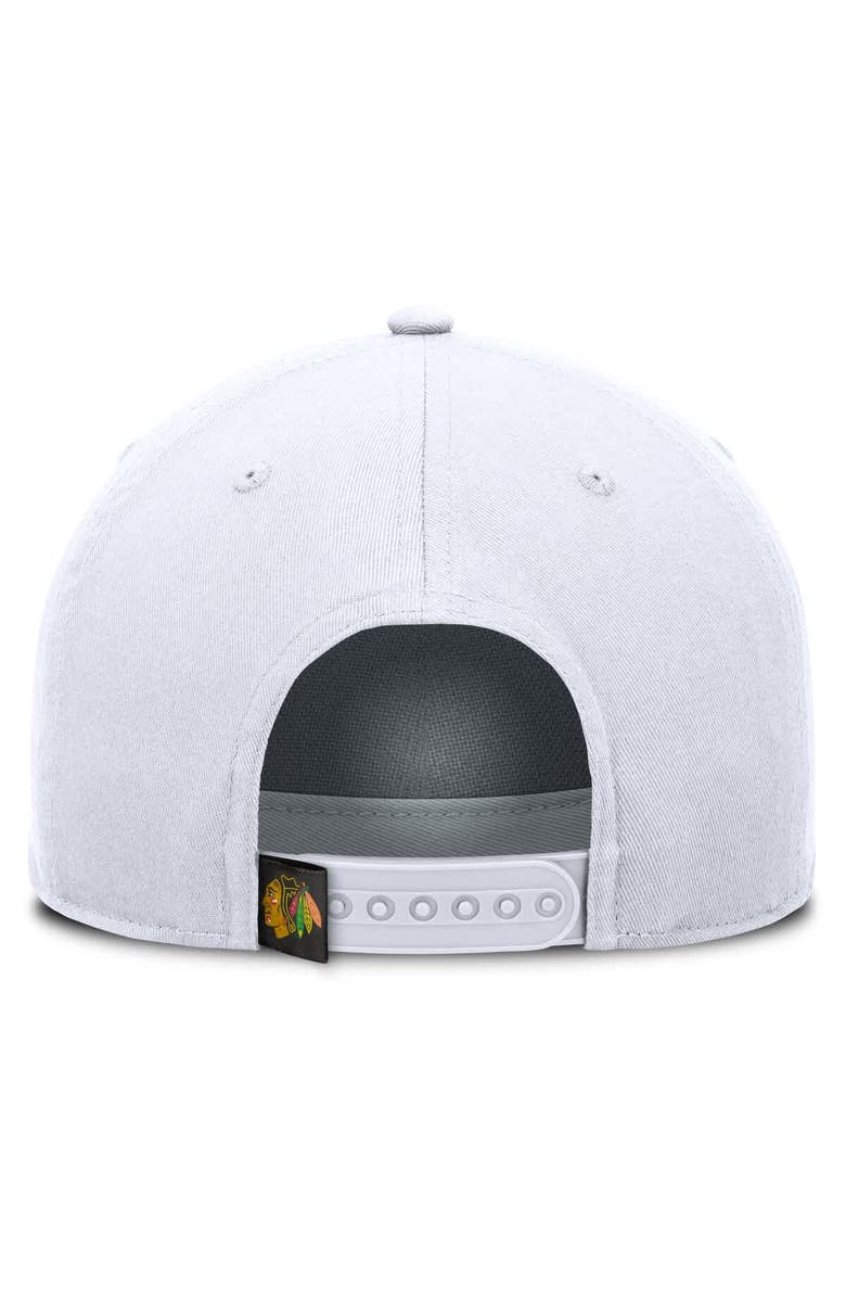 FANATICS Men's Fanatics White Chicago Blackhawks Rope A-Frame Adjustable Hat, Alternate, color, 