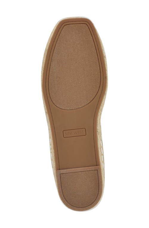 NINE WEST NINE WEST RORIE WOVEN ESPADRILLE