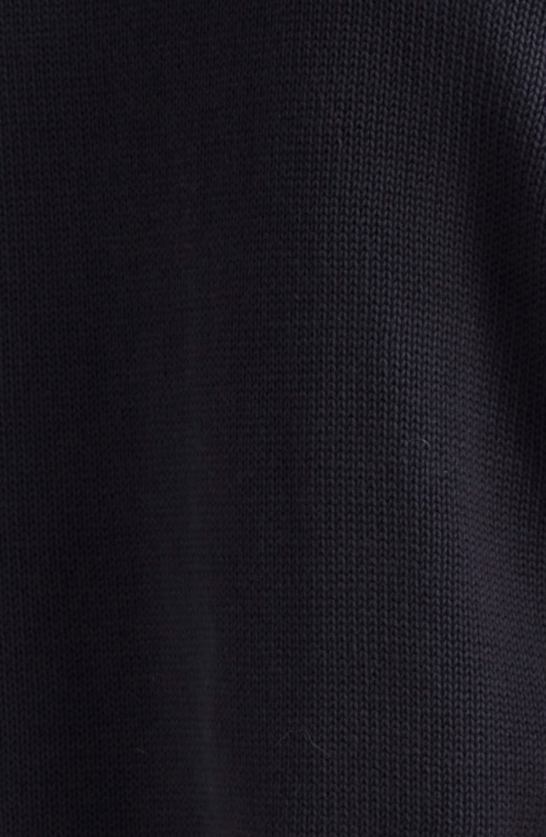 Moncler Quilted Down & Cotton Knit Cardigan, Alternate, color, Blue