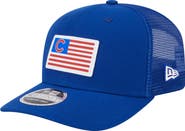 New Era Men's New Era Royal Chicago Cubs Flag 9SEVENTY Stretch-Snap Hat