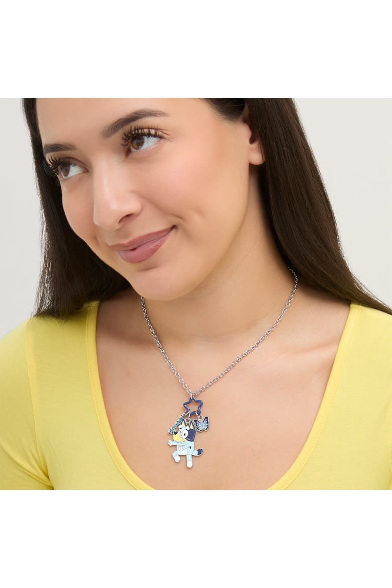 BFF Pendant Necklace Set with Star and Charm Tags, Alternate, color, Multicolor