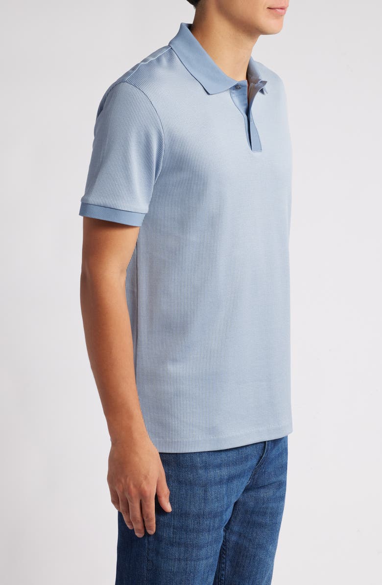 BOSS Parlay Cotton Piqué Polo, Alternate, color, Open Blue