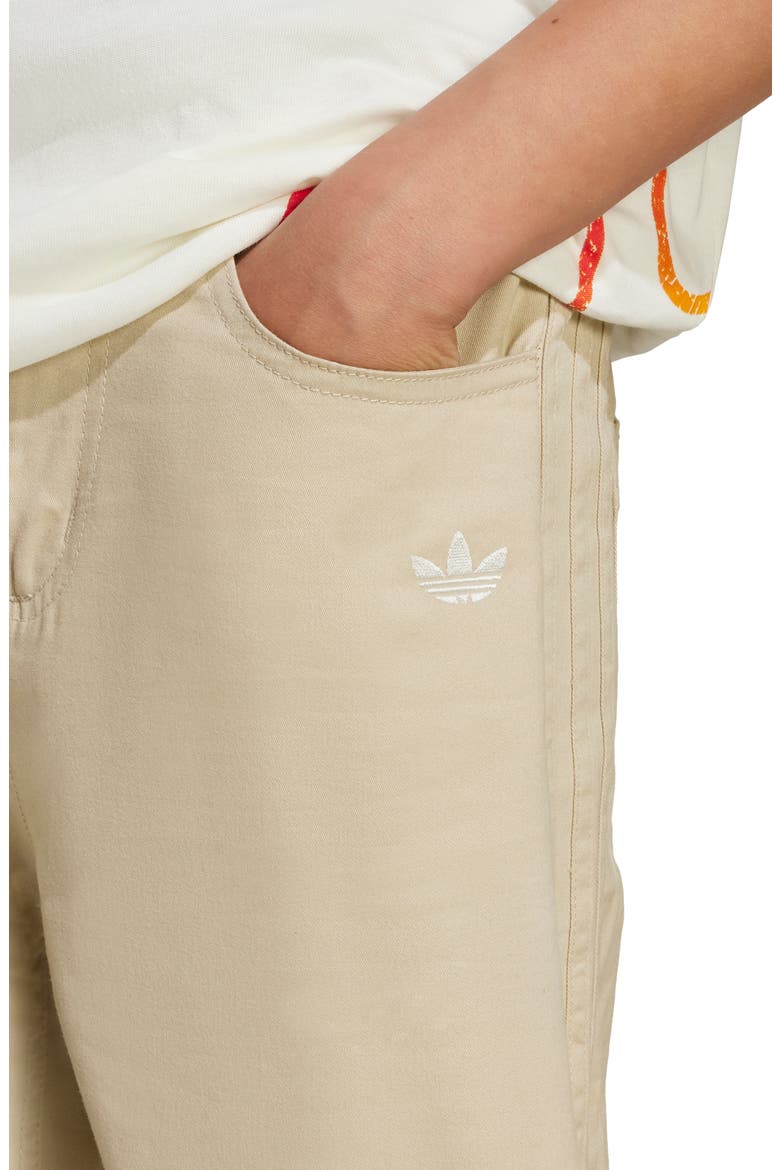 Kids' Cotton Twill Pants, Alternate, color, STONE KHAKI
