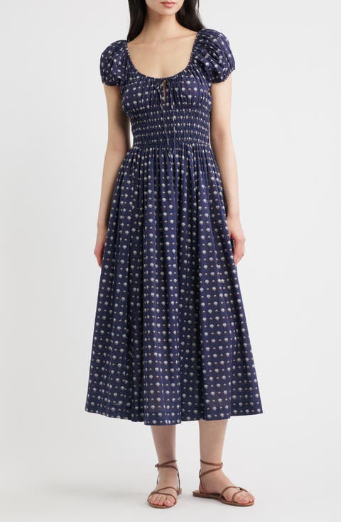 Quinn Organic Cotton Poplin Maxi Dress