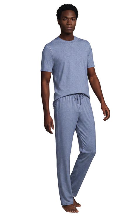 Short Sleeve Knit Jersey Pajama Set