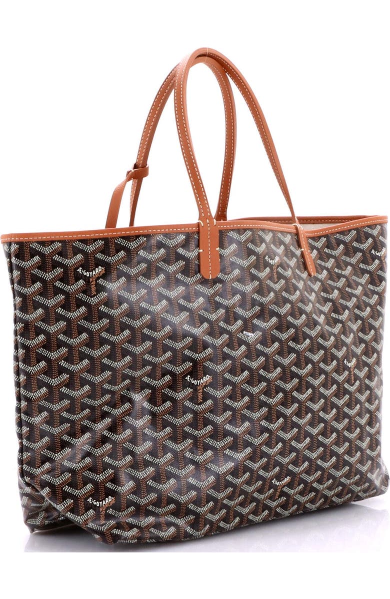 Pre-Owned Goyard Saint Louis Tote Coated Canvas PM, Alternate, color, Brown