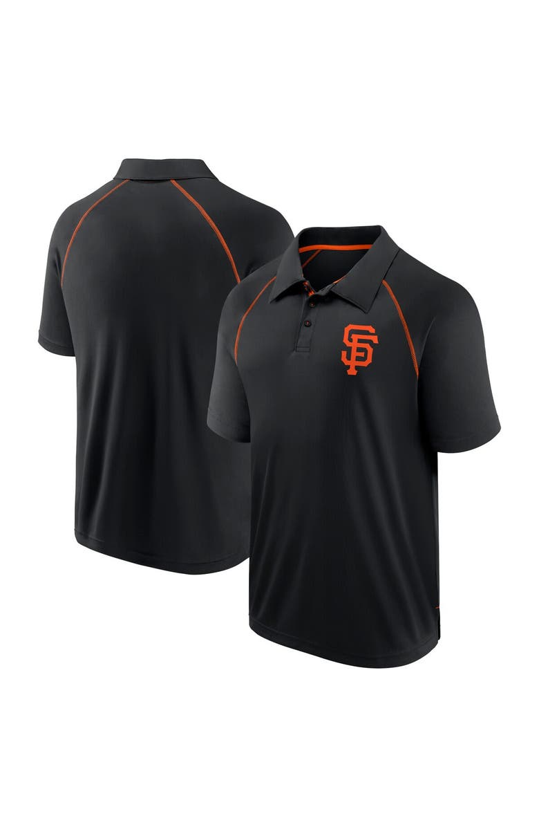 FANATICS Men's Fanatics Black San Francisco Giants Strong Alone Raglan Polo, Main, color, 