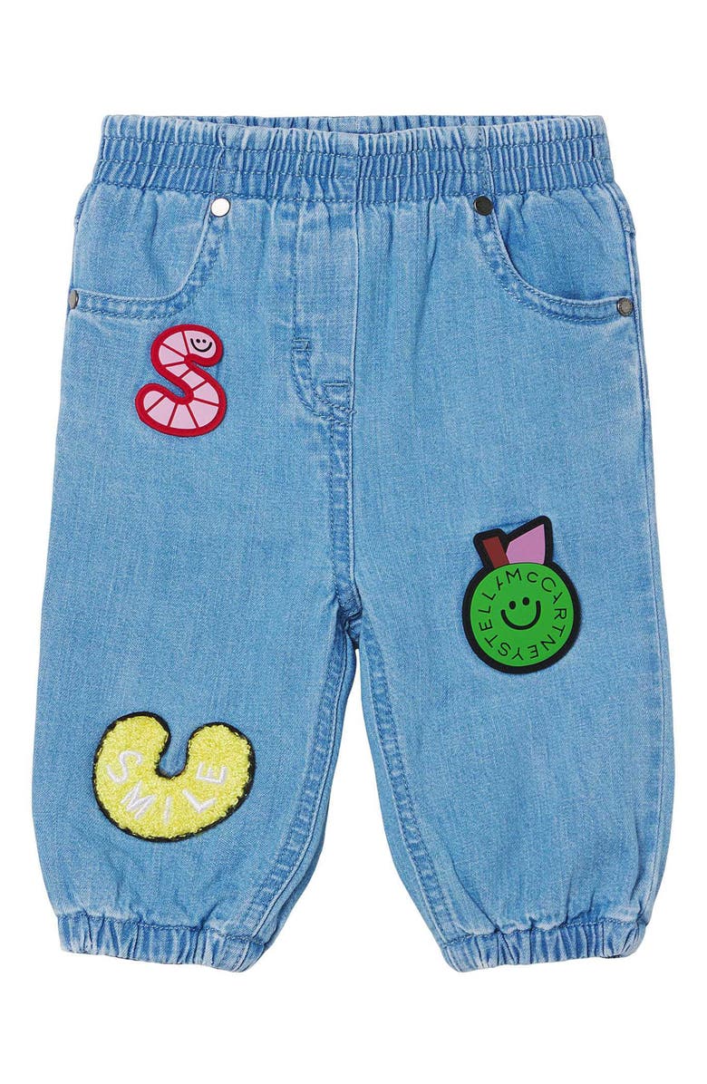 Stella McCartney Kids Stella Patches Pull-on Jeans, Main, color,