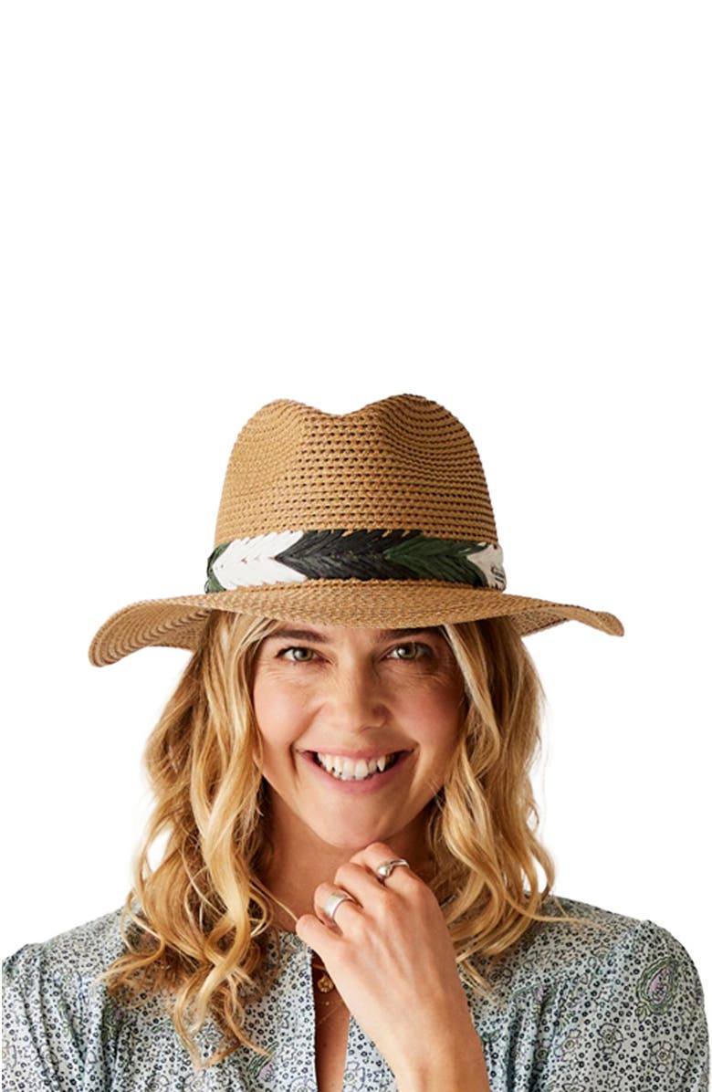 Carve Designs Farrah Packable Hat, Main, color, Dark Honey