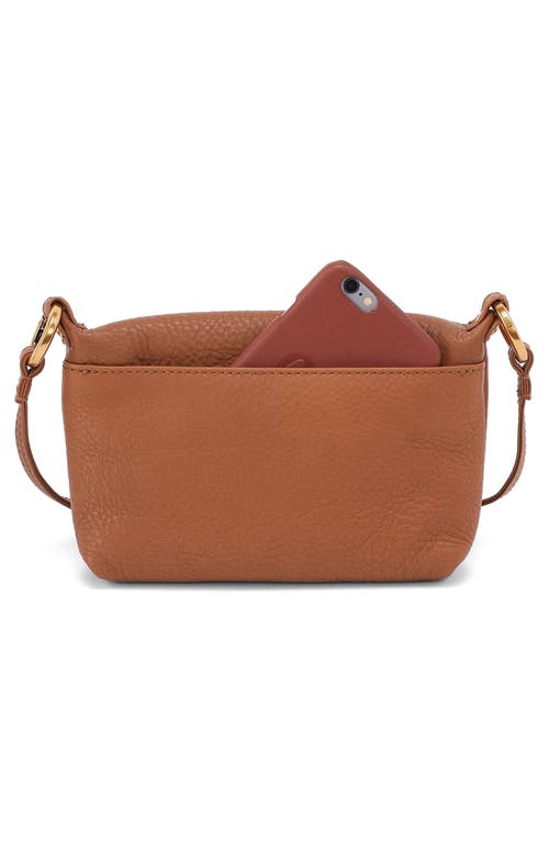 Hobo Run About Leather Crossbody Bag In Warm Honey