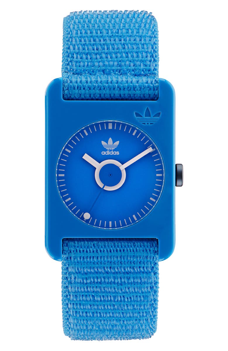 adidas Retro Pop Two Nylon Strap Watch, 31mm, Main, color, 