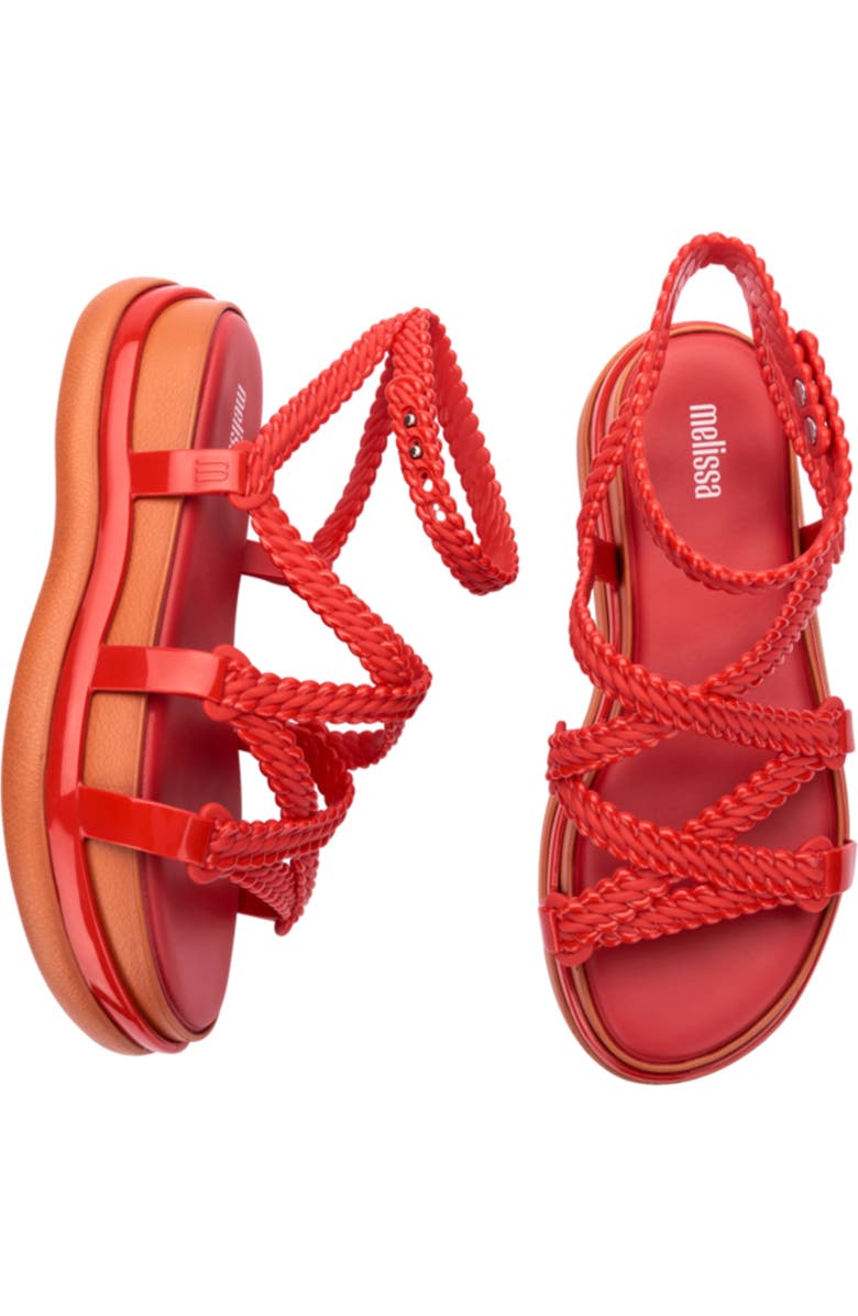 Melissa Buzios Braided Platform Sandal, Alternate, color,