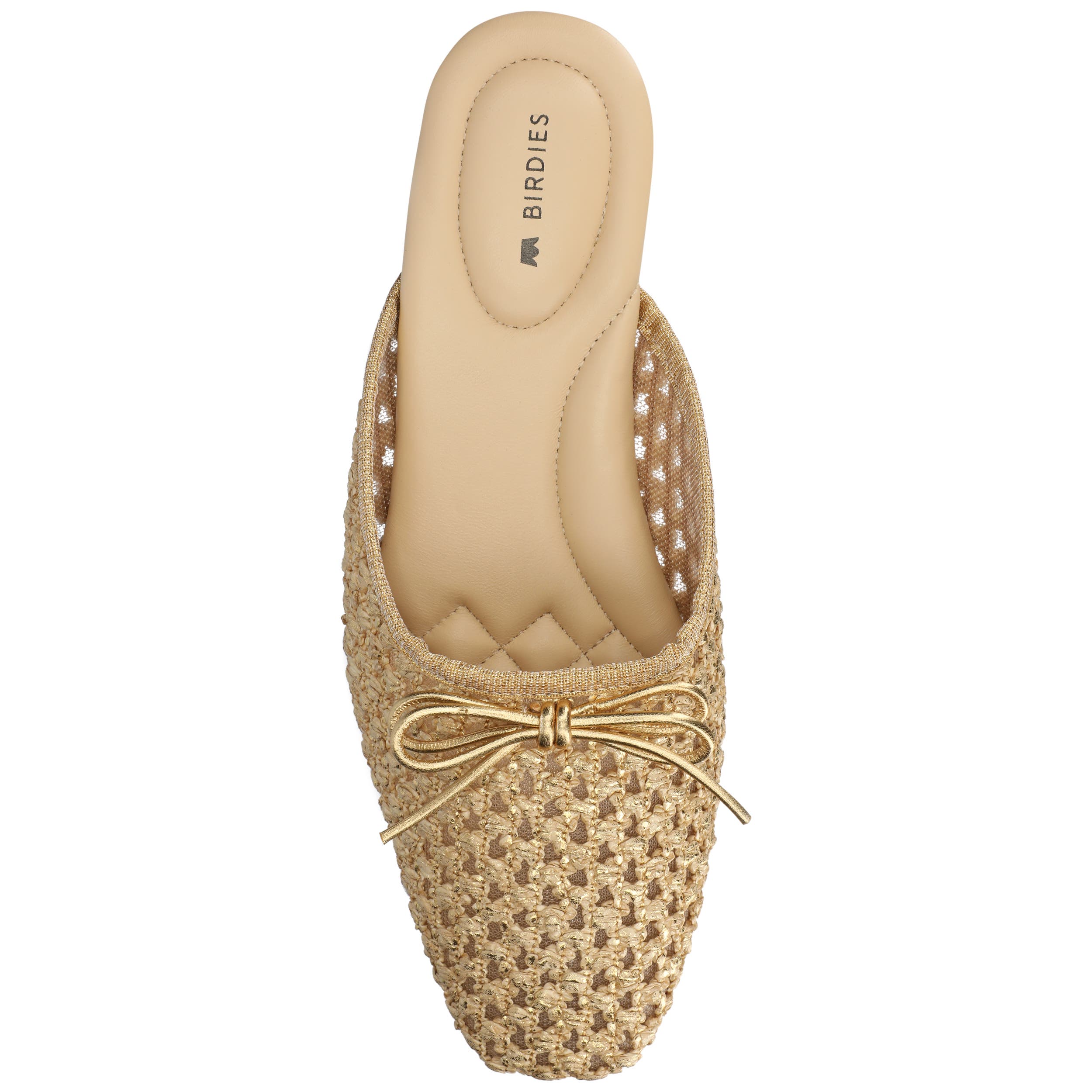 Birdies The Lovebird Slide, Alternate, color, Gold Openweave