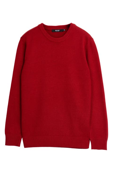 Kids' Basic Crew Neck Sweater (Big Kid)