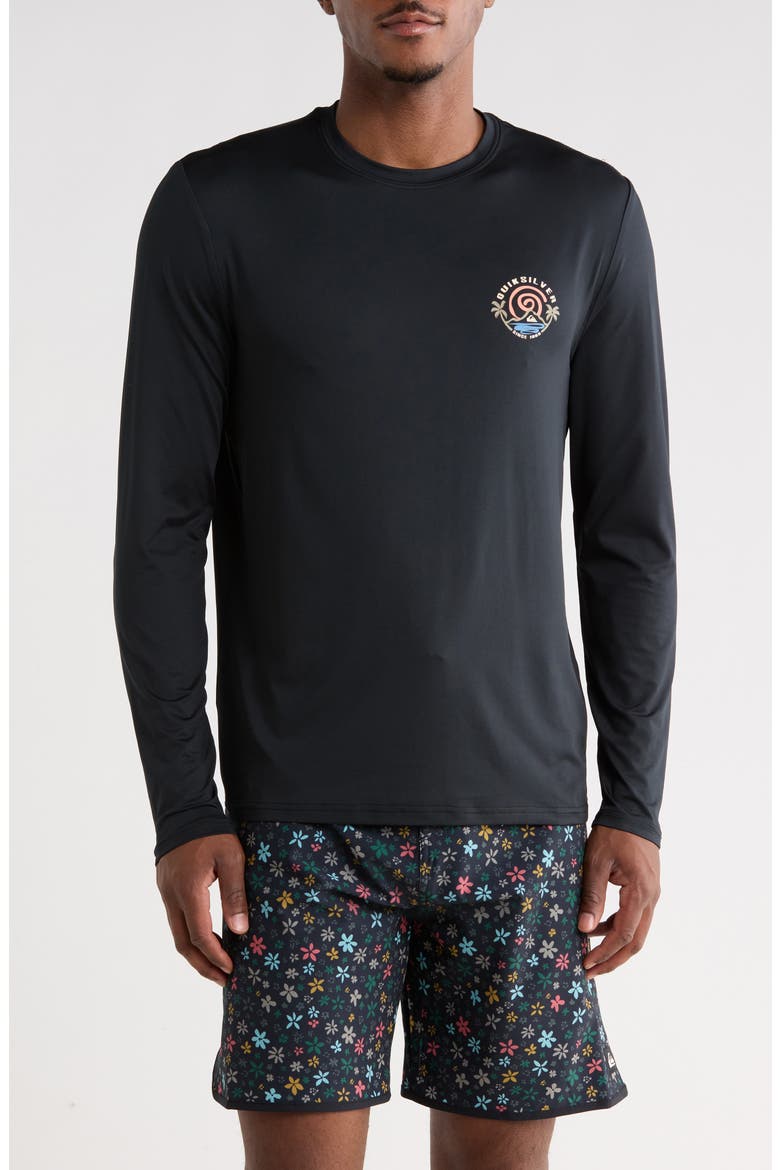 Endless Long Sleeve Graphic Sun T-Shirt, Main, color, BLACK