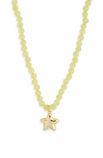 Star Pendant Beaded Necklace