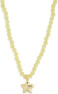 ARGENTO VIVO Star Pendant Beaded Necklace