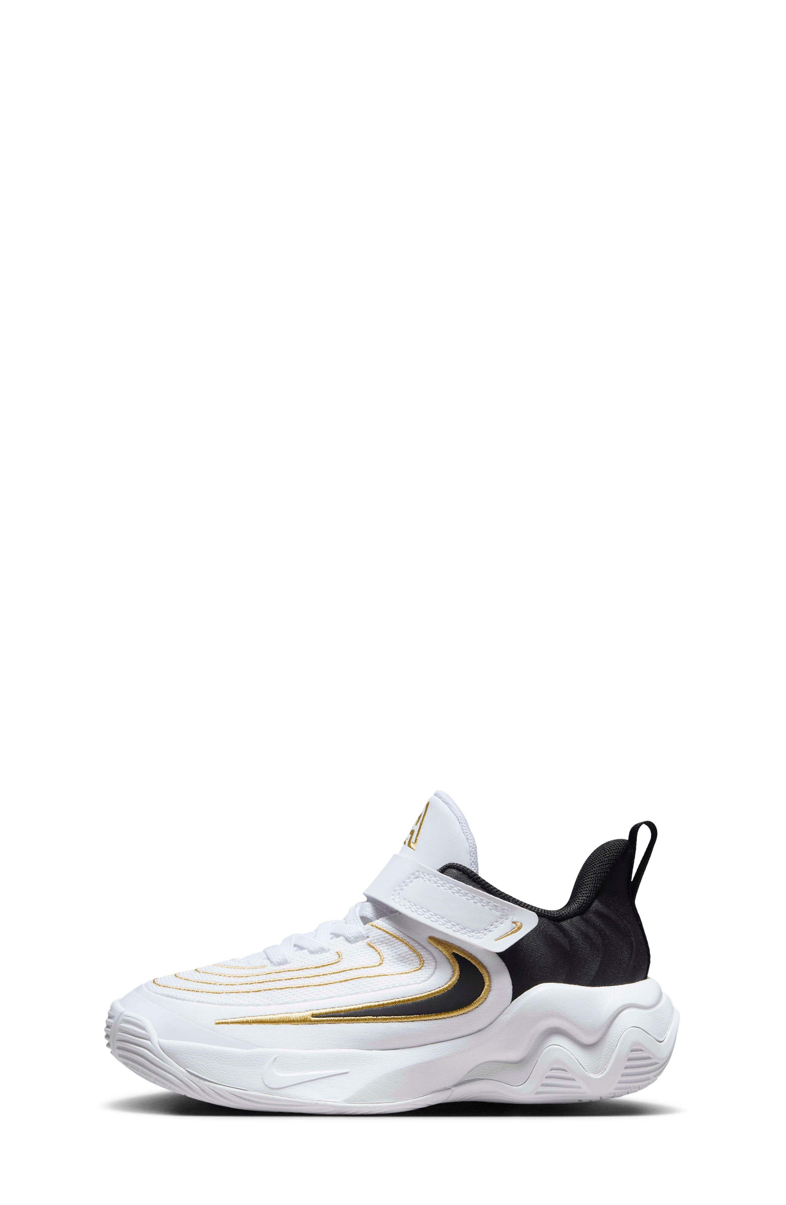 Nike Kids' Giannis Immortality 4 Basketball Shoe, Alternate, color, 100 White/Metallic Gold/Black