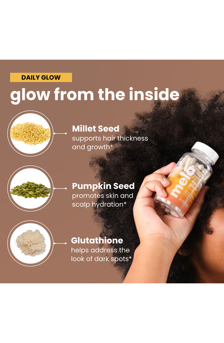 Mela Vitamins Glow Up Bundle for Women of Color, Alternate, color, Peachy Coral