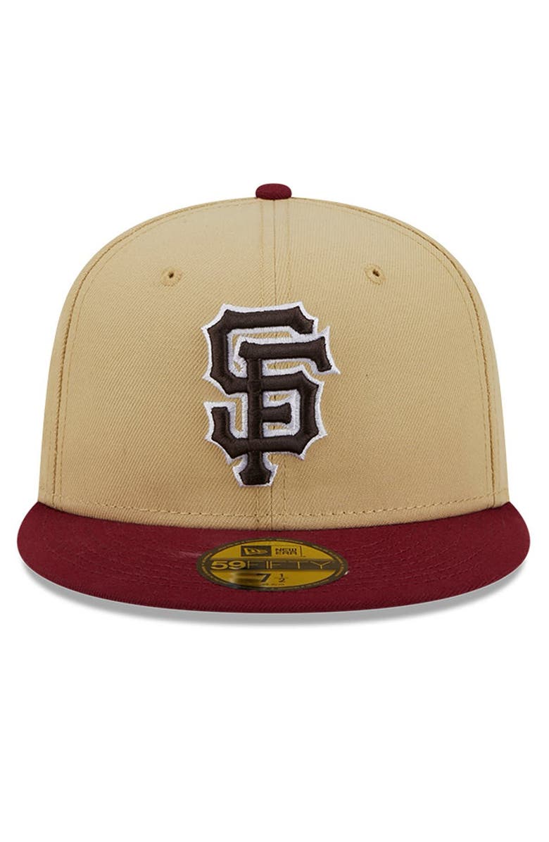 New Era Men's New Era Vegas Gold/Cardinal San Francisco Giants 59FIFTY Fitted Hat, Alternate, color, 