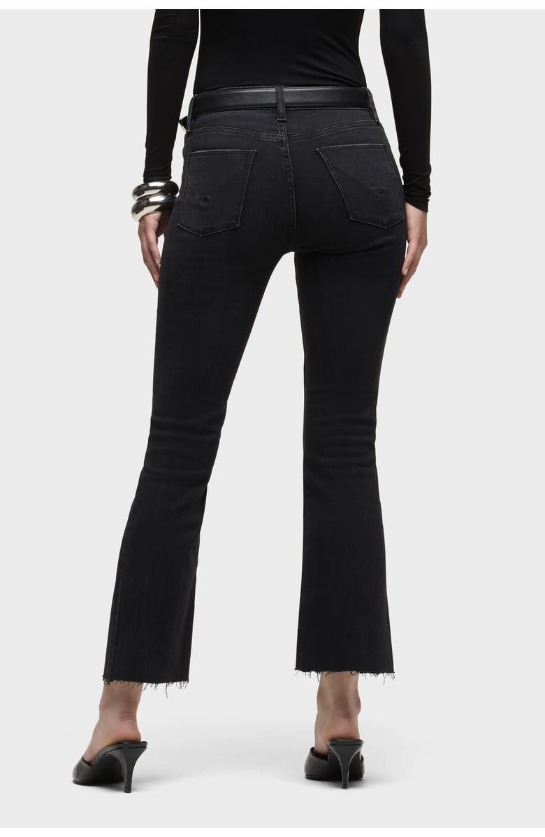 Hudson Jeans Barbara High-Rise Bootcut Crop, Alternate, color, Dark Raven