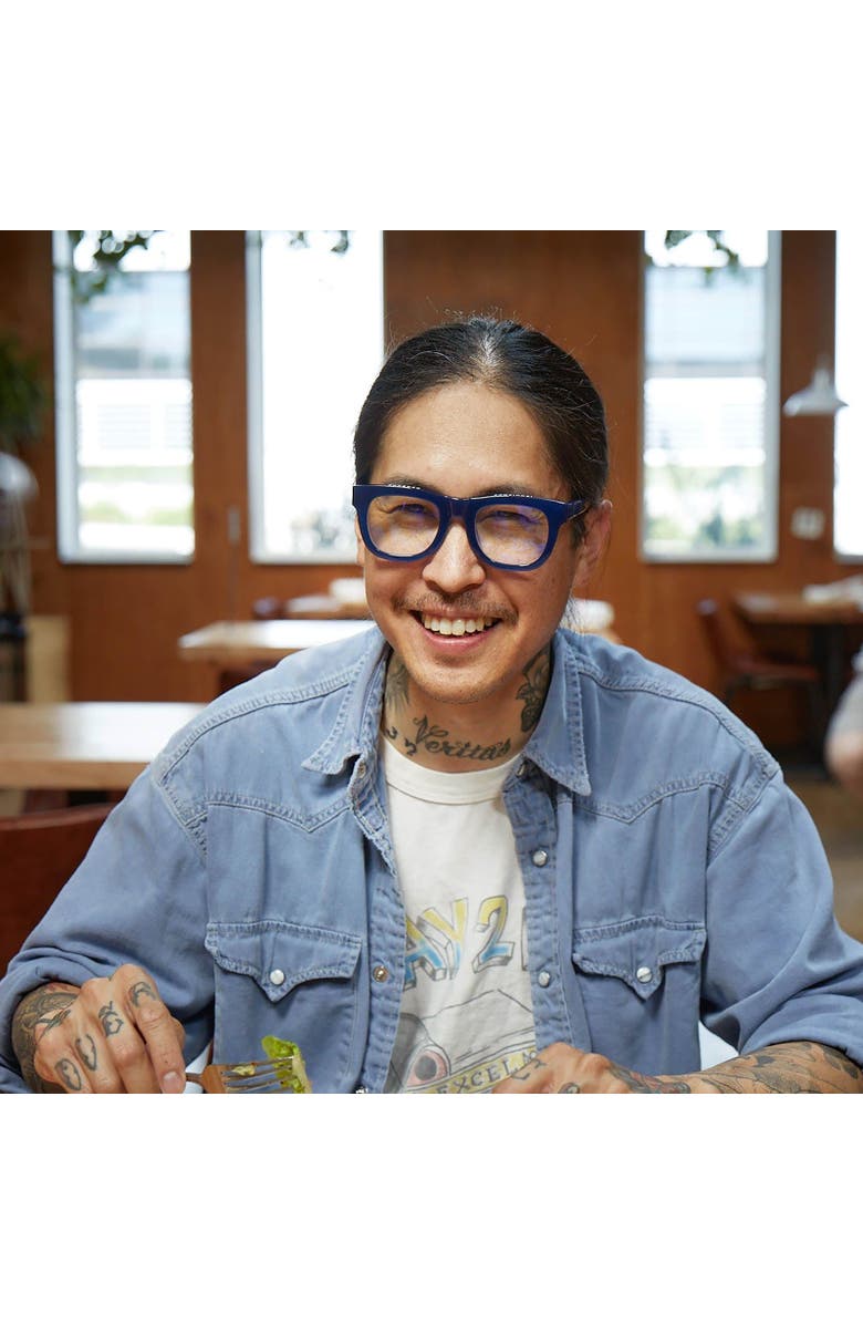 Caddis D28 | Reading Glasses, Alternate, color, Gloss Minor Blues