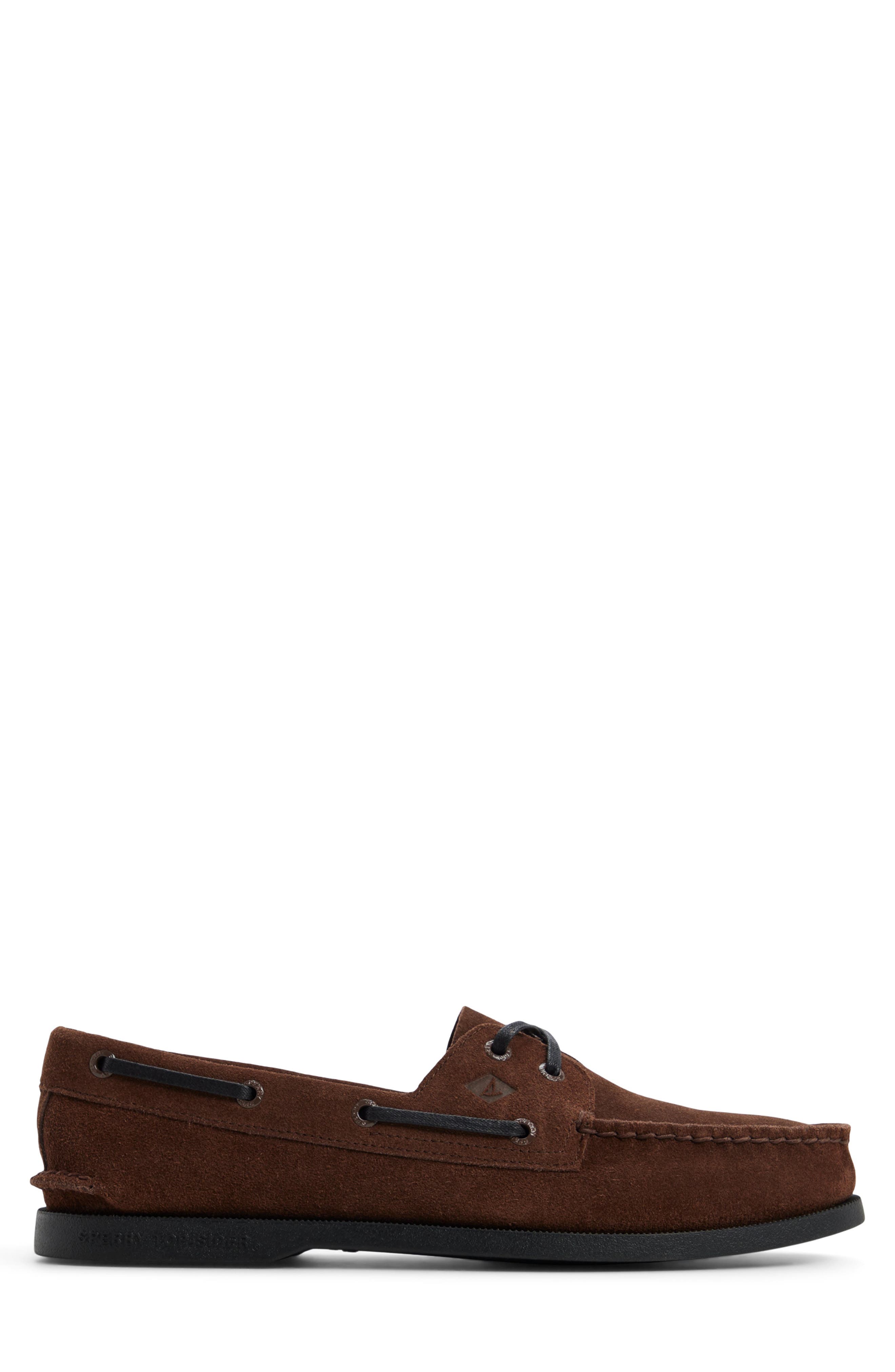 Sperry Authentic Original<sup>™</sup> 2-Eye Boat Shoe, Alternate, color, Dark Brown