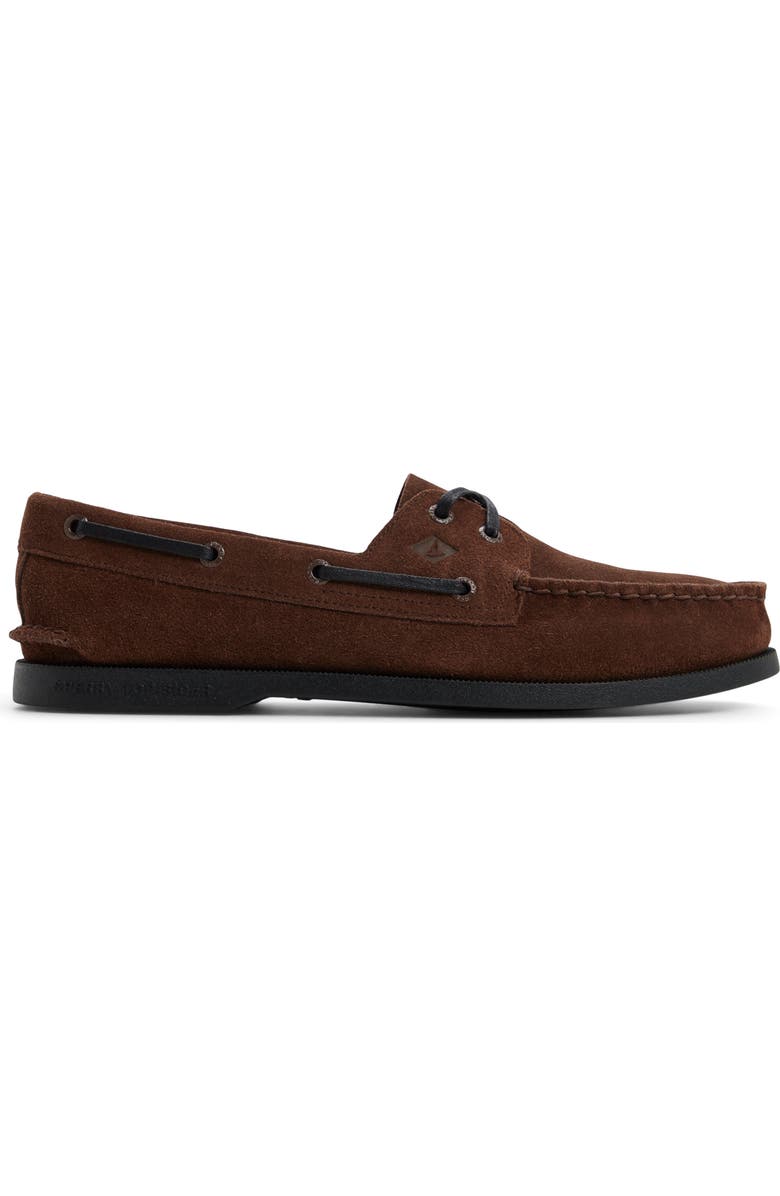 Sperry Authentic Original<sup>™</sup> 2-Eye Boat Shoe, Alternate, color, Dark Brown