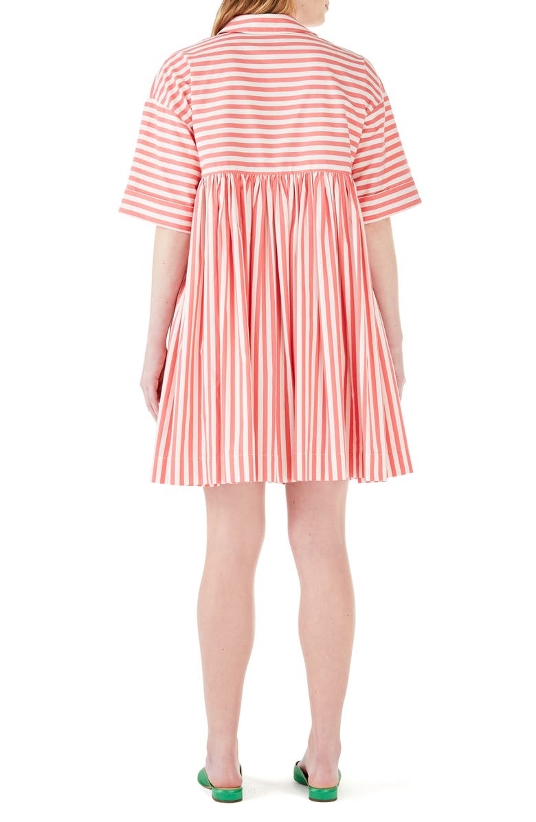 Kate Spade New York julia stripe drop waist cotton dress, Alternate, color,