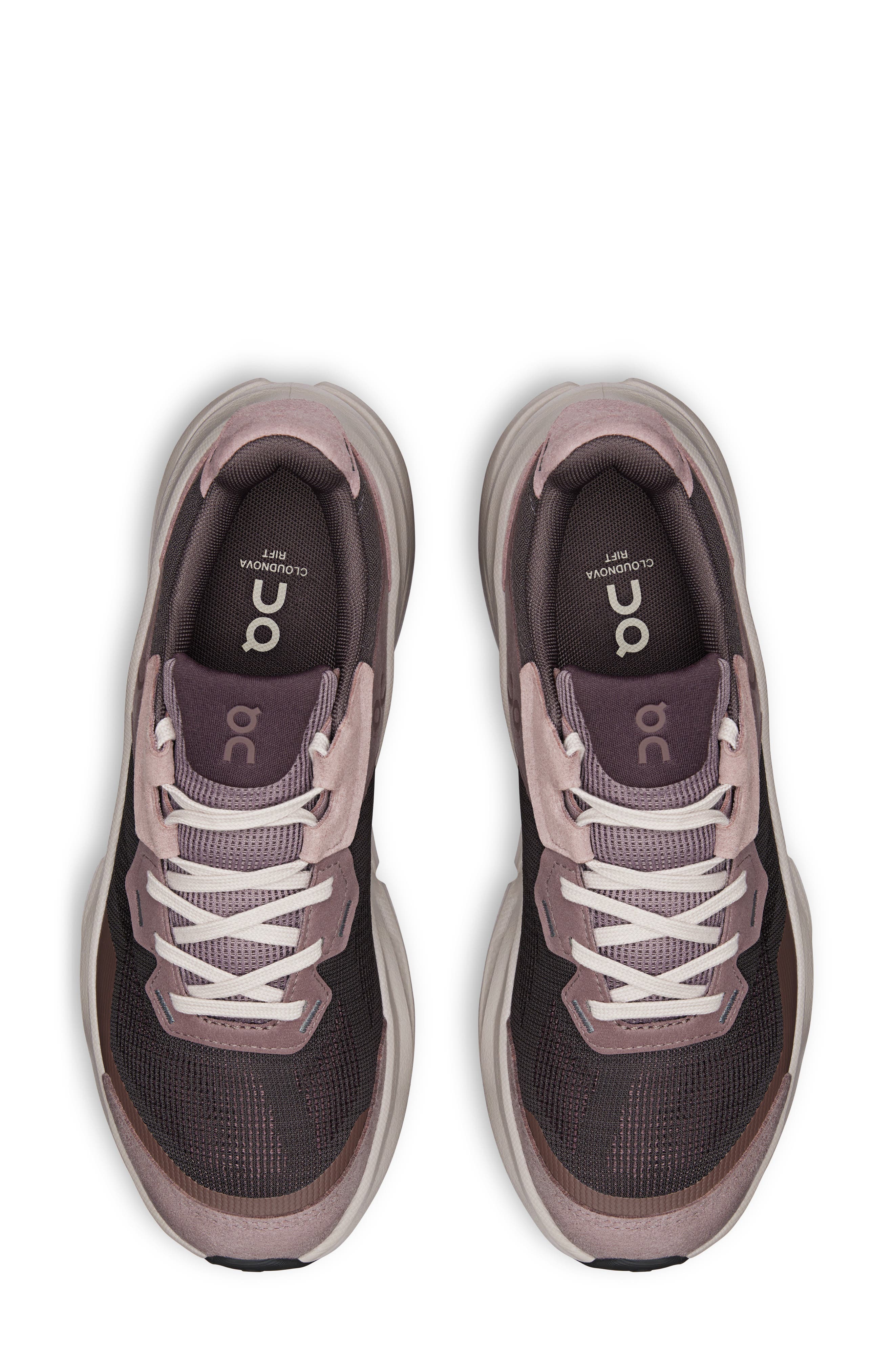 Cloudnova Rift Sneaker, Alternate, color, PEBBLE/ GRAPE