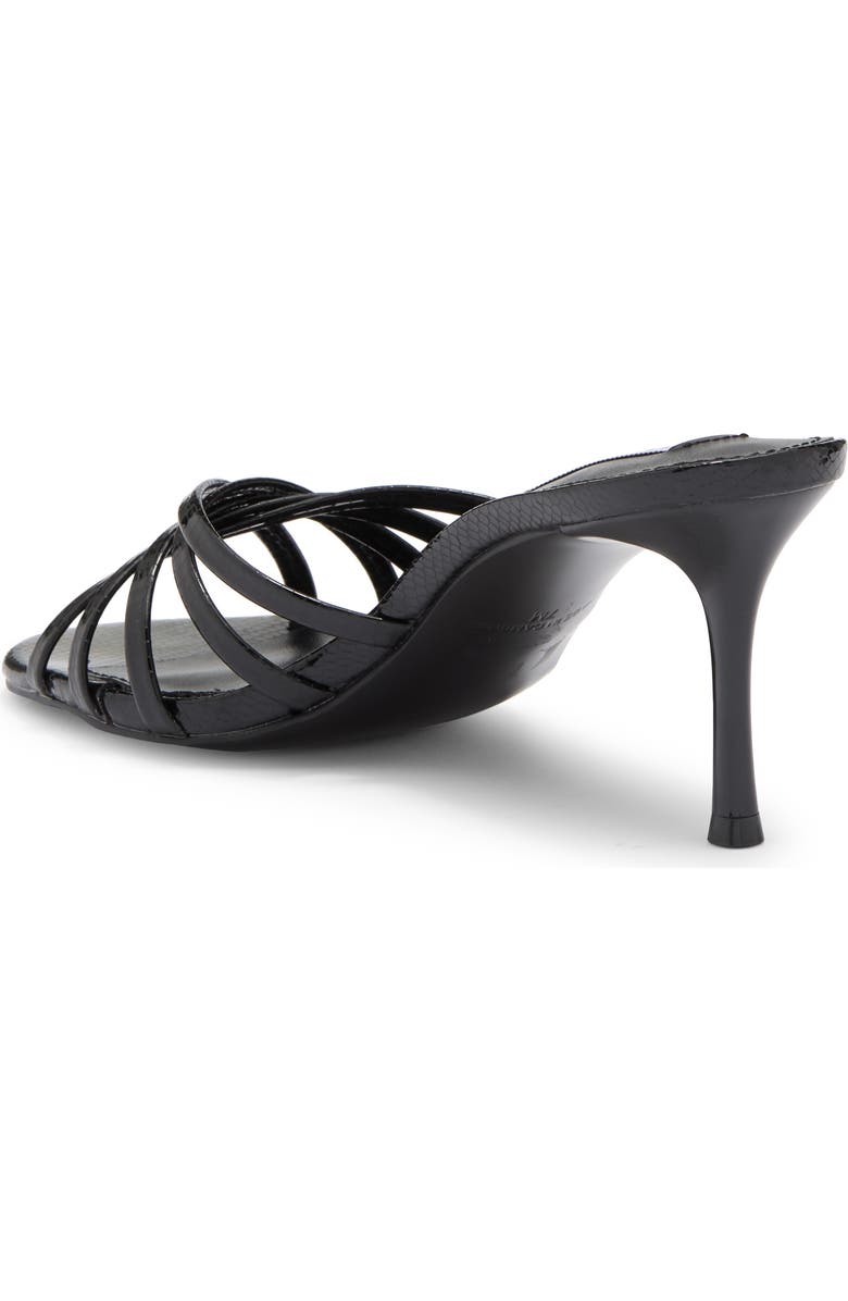 Steve Madden Rolla Stiletto Slide Sandal, Alternate, color, Black Lizard