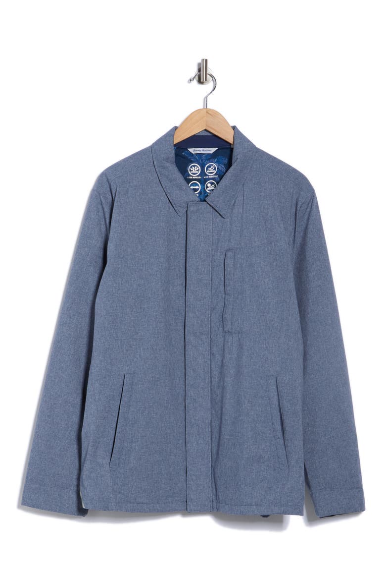 Parkcrest Water Repellent Shirt Jacket, Alternate, color, NAVY HEATH