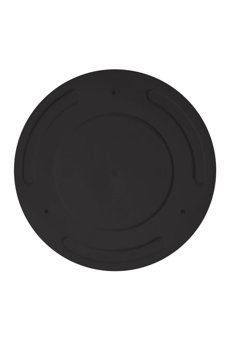 10 Inch Mathers Round Planter With Saucer Tray, Black, Alternate, color, Black