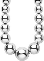 LAGOS Caviar Bubbly Graduated Bead Long Necklace