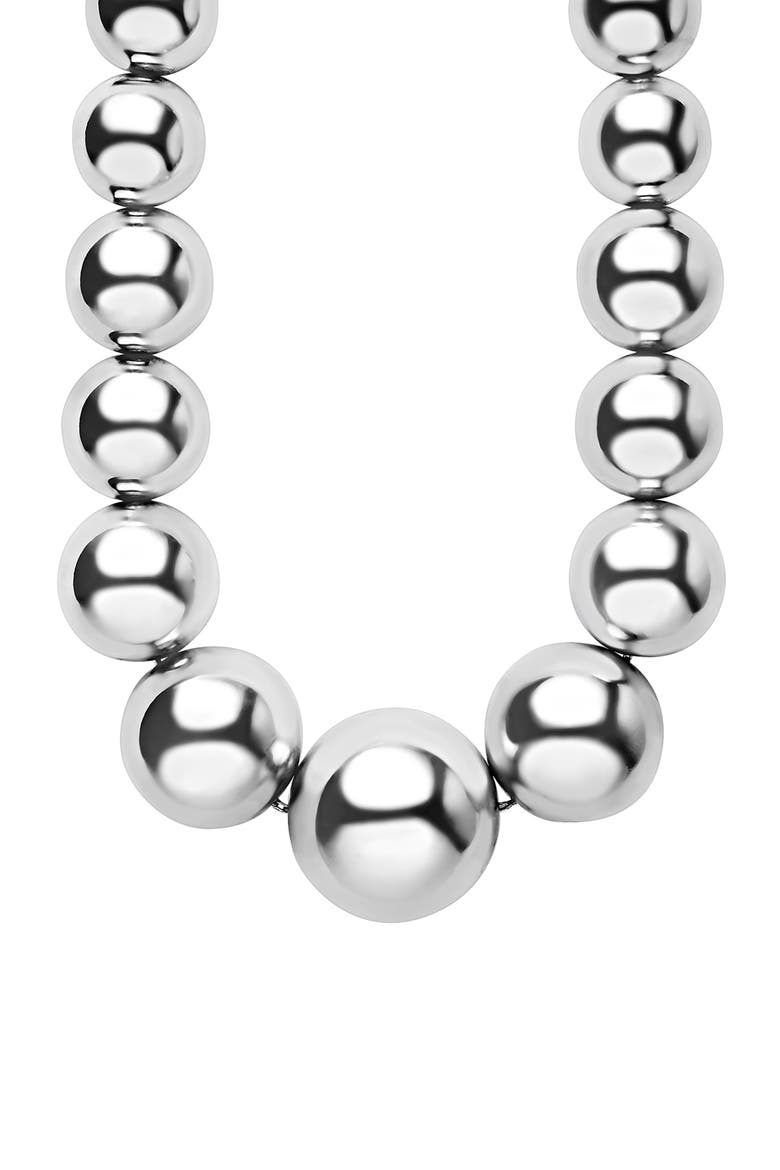 Caviar Bubbly Graduated Bead Necklace video