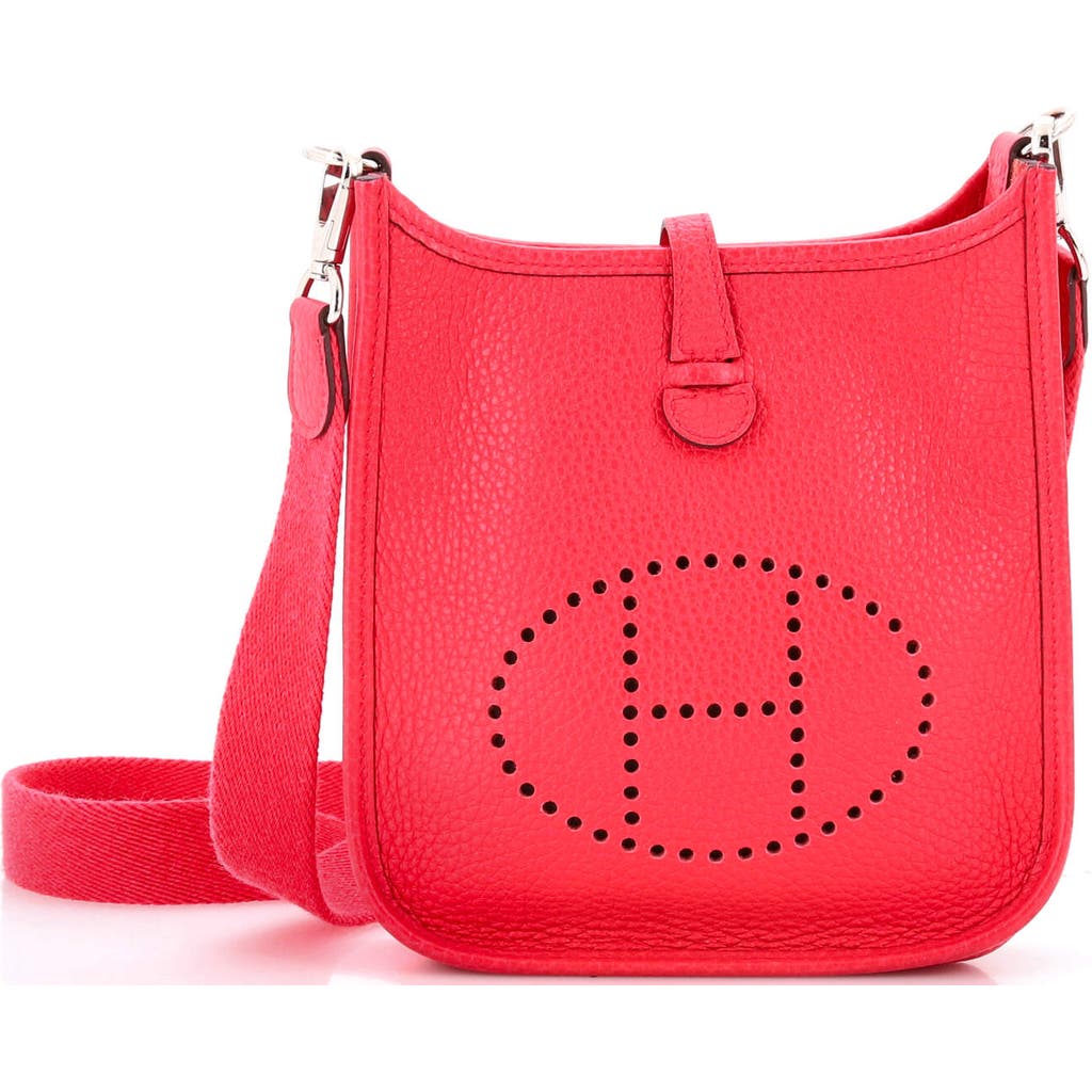 Pre-owned Hermes Hermes Evelyne Bag Gen Iii Clemence Tpm In Pink